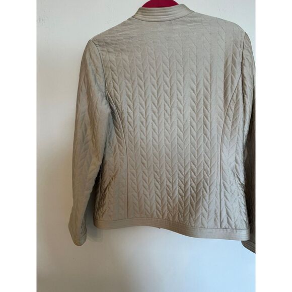 Sigrid Olsen Women's Vintage Small SILK Quilted Padded Lined Lightweight Jacket - Picture 2 of 8